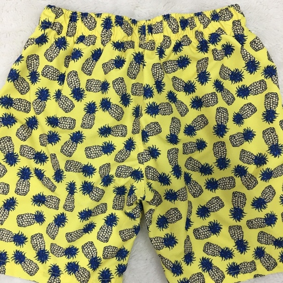 Pili Carrera Boys Pineapple Swim Trunk Shorts 10Y - Picture 5 of 8